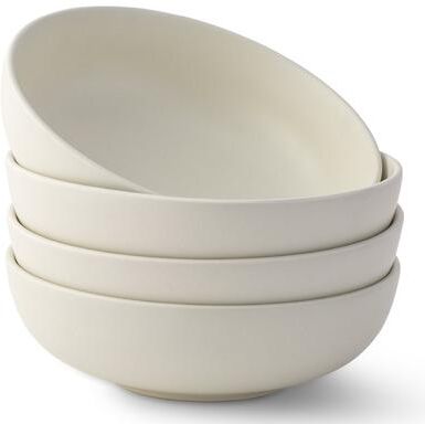 JoyJolt Mesa 4-Piece Stoneware Pasta Bowls Set - 30oz