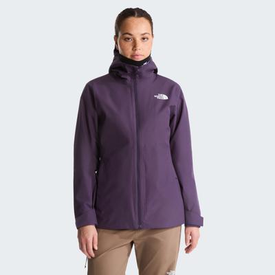 Funktionsjacke THE NORTH FACE "W QUEST MONO TRICLIMATE", Damen, Gr. XL, lila (endless dusk, grounded p), Obermaterial: 100% Polyester, Jacken Funktionsjacke, 3-in-1 Funktion, wetterfest, atmungsaktiv