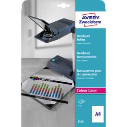 Avery-Zweckform Overhead 3566 Overhead-Projektor-Folie DIN A4 Laserdrucker, Farblaserdrucker, Kopierer, Farbkopierer Transparent 20 St.