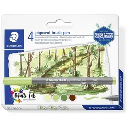 Staedtler pigment brush pen 371 Filzstift Gelb 1 Stück(e)