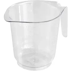 Messbecher Bekaform 500 ml glasklar Messbecher 500 ml, 3 Skalen für Flüssigkeiten, Mehl & Zucker