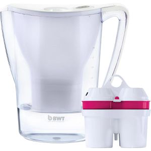 BWT Wasserfilter-Kanne Aqualizer Home 125557841, 2,7 Liter, aus Kunststoff, weiß, inkl. 1 Filterkartusche