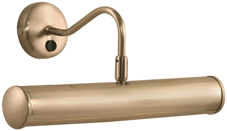 Marlow Home Co. 2 -Light Hardwired Dimmable Wall Mounted Picture Light Satin Chrome 15cm H X 32.5cm W X 11cm D