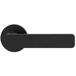 Griffwerk VAYA 265 MINIMAL MODERN Drückergarnitur, Fast2Fix, Graphitschwarz, smart2lock DIN R