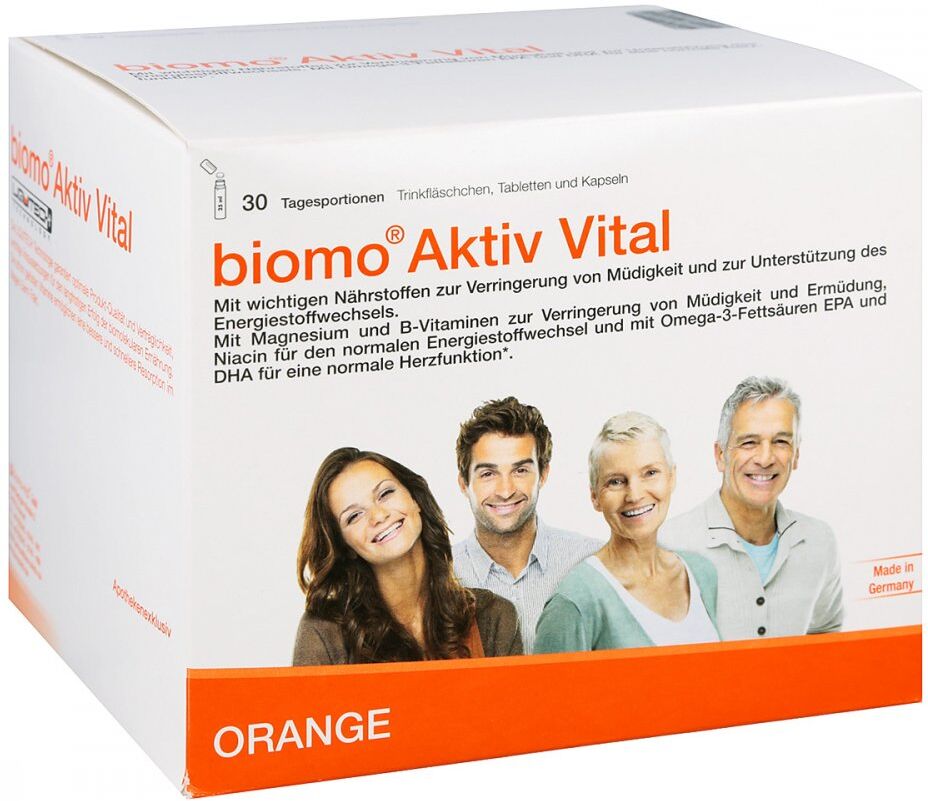 Biomo Aktiv Vital Trinkflaschen 30 Tagesportionen 1stk