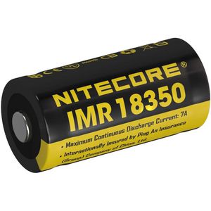 Nitecore Akku IMR, 3,7 V, 700 mAh, 18350, Li-Ion, 1 Stück