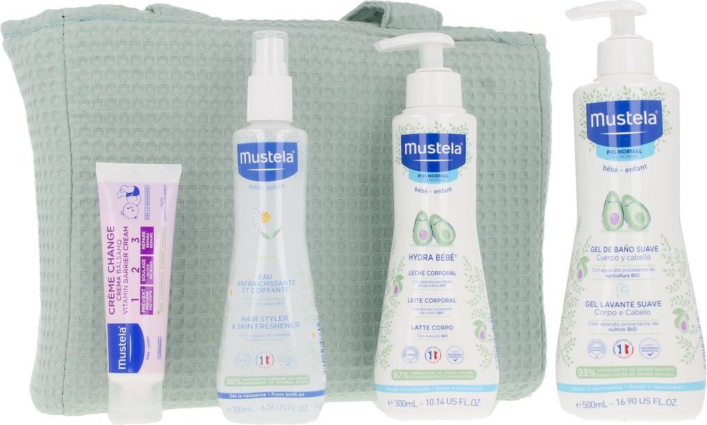 Mustela Bolsa Carrito Menta Estuche 5 pz