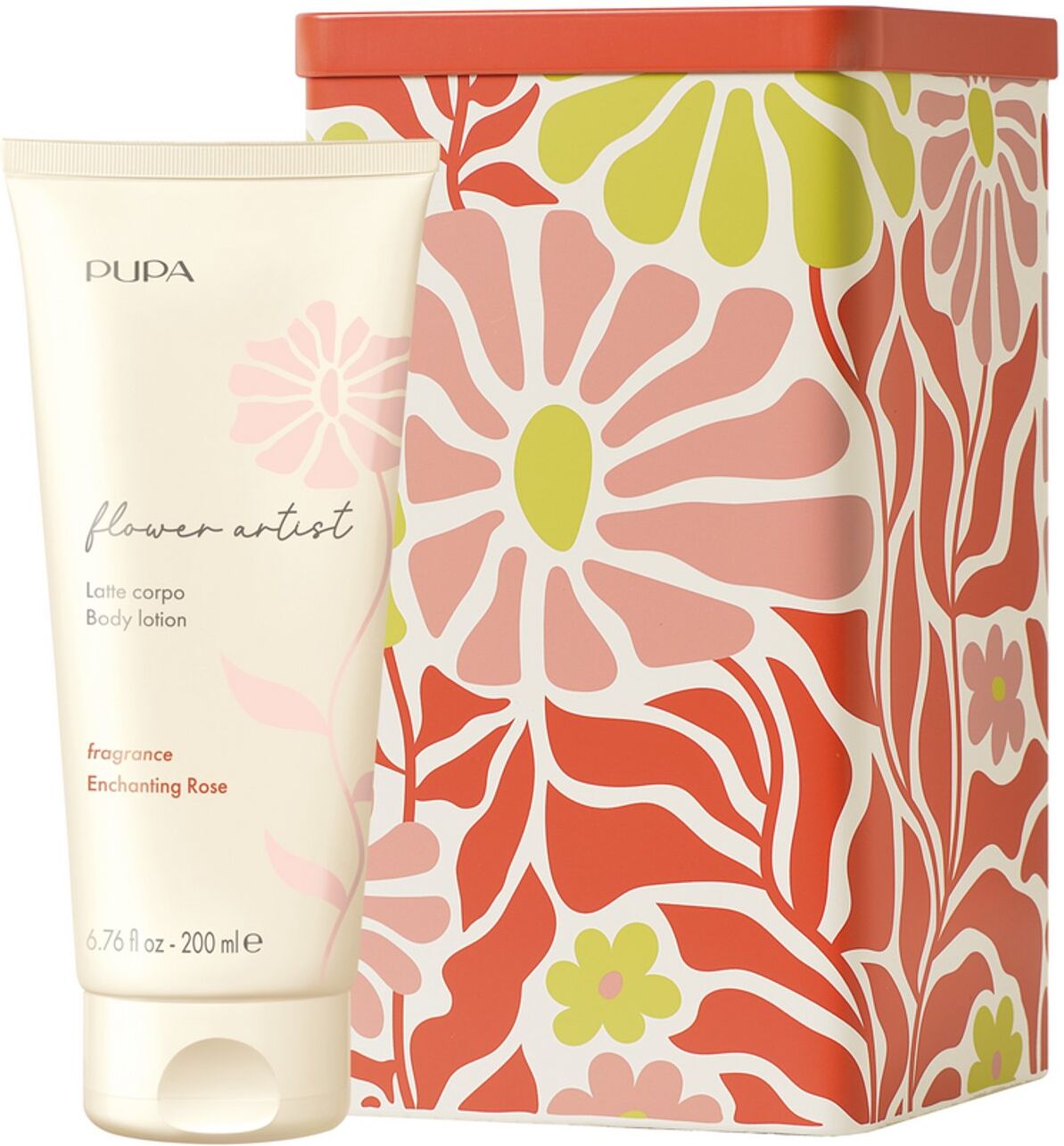 Set regalo Pupa Pupa flower artist latte corpo enchanting rose