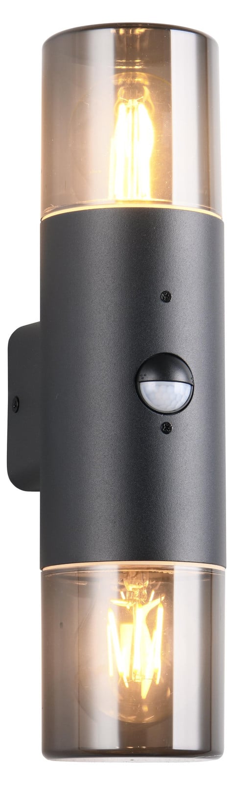 TRIO Hoosic Wandlamp met bewegingssensor en LED, zwart, Up & Down