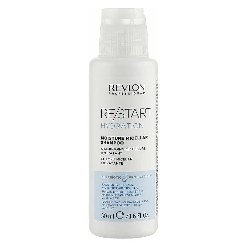 Revlon Restart Hydration Moisture Micellar Shampoo 50ml - feuchtigkeitsspendend (50 ml) (0000096523)