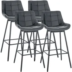 4er Set Barhocker Weston schwenkbar