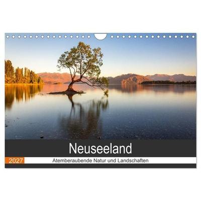 Neuseeland - Atemberaubende Natur und Landschaften (Wandkalender 2027 DIN A4 quer), CALVENDO Monatskalender