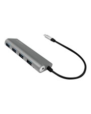 LogiLink USB-C 3.1 Hub 4-Ports Aluminiumgehhäuse 4-Port 3.0 (UA0309)