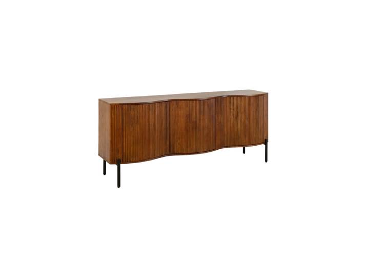 Massivholz Design Sideboard „Grandeur“ mit 3D-Effekt Mangoholz Invicta Interiors