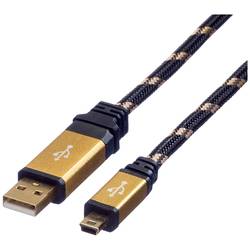 ROLINE GOLD USB 2.0 Kabel, Typ A - 5-Pin Mini, 3 m 11.02.8823