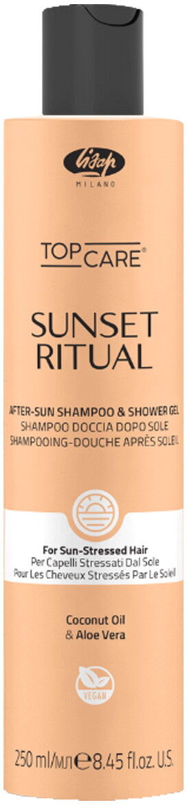 250ml Lisap Top Care Sunset Ritual After-Sun Shampoo & Shower Gel
