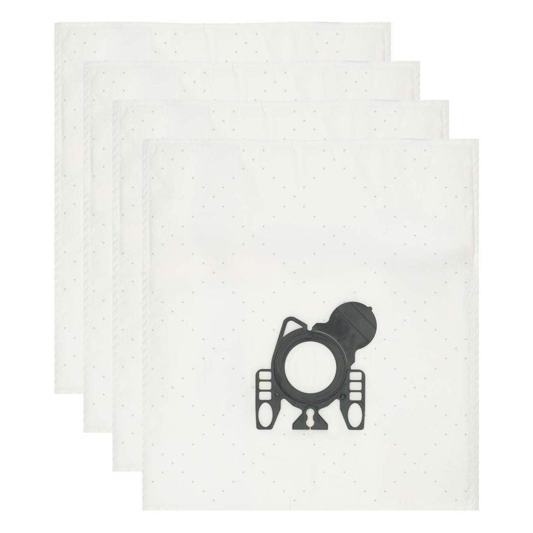 Nedis Staubsaugerbeutel | 4 Stück | Synthetik | Meist verkauft für: Miele GN | Weiss (4x) (DUBG1100-4.1)