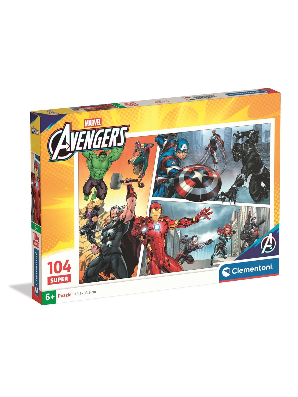 Clementoni Puzzle Super Avengers, 104 Teile 2D Puzzles