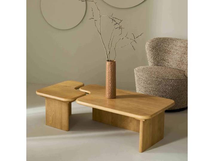 Tables basses en pin massif