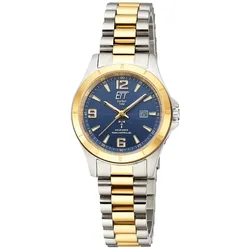 ETT Eco Tech Time ELS-11677-32M Damen-Armbanduhr Funk-Solar Gobi Lady Bicolor/Blau