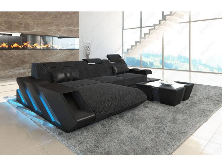 Stoff Ecksofa Apollonia L-Form