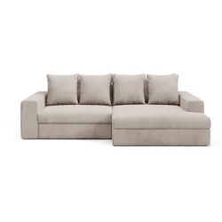 ECKSOFA Paola 3 Sitzplätze Taupe