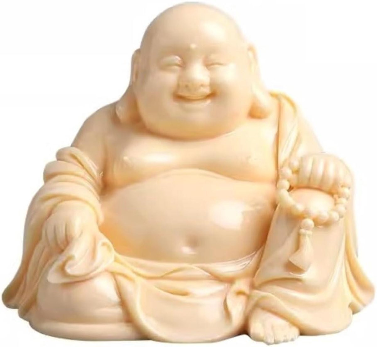 Lachende Boeddha Beeldje voor op tafel - Keramiek - Feng Shui Decoratie