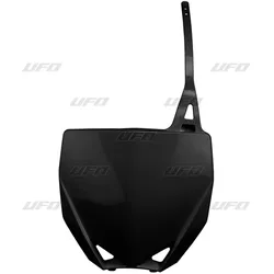 UFO, Motorrad Zubehör, UFO-Nummernschild für Yamaha YZ 65 (2019–2026) und YZ 85 (2015–2025), schwarz – ersetzt YA04849001