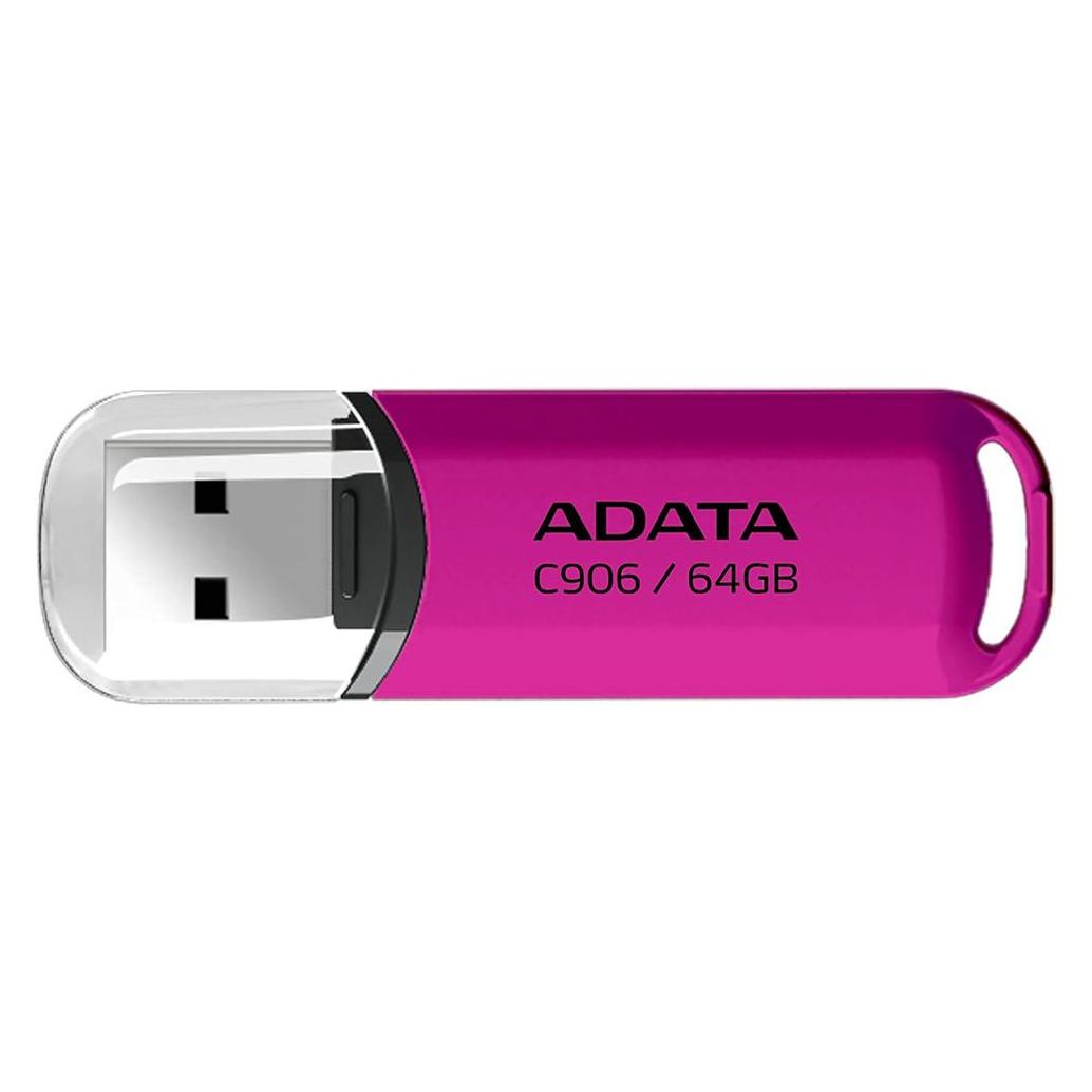 Adata Pendrive C906 USB2.0 pink (64 GB, USB-A) (AC906-64G-RPP)