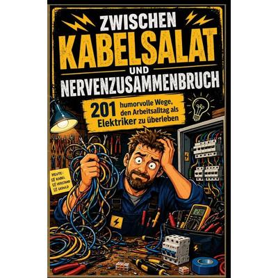 Zwischen Kabelsalat und Nervenzusammenbruch: 201 humorvolle Wege, den Arbeitsalltag als Elektriker zu überleben, Taschenbuch von Lena Funkenfeld,