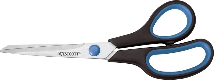 WESTCOTT Schere Easy Grip schwarz-blau 20,0 cm