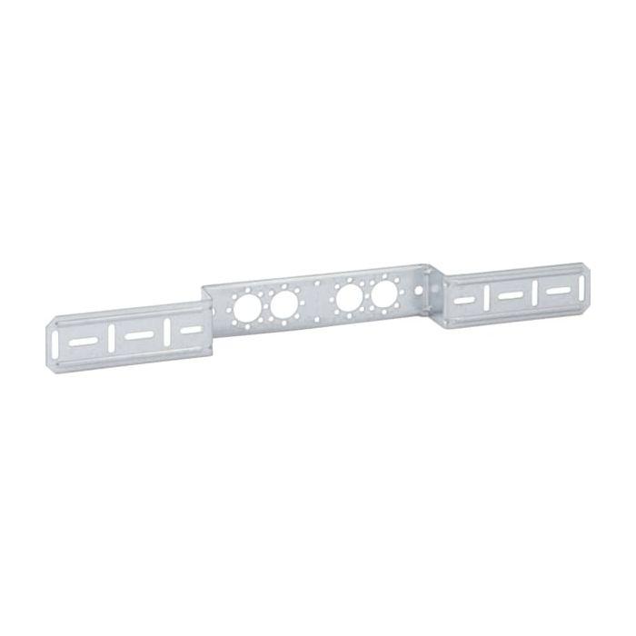 Geberit Montageplatte 601732001 abgesetzt, einfach, verzinkt, für zwei Armaturenanschlüsse 73/153mm