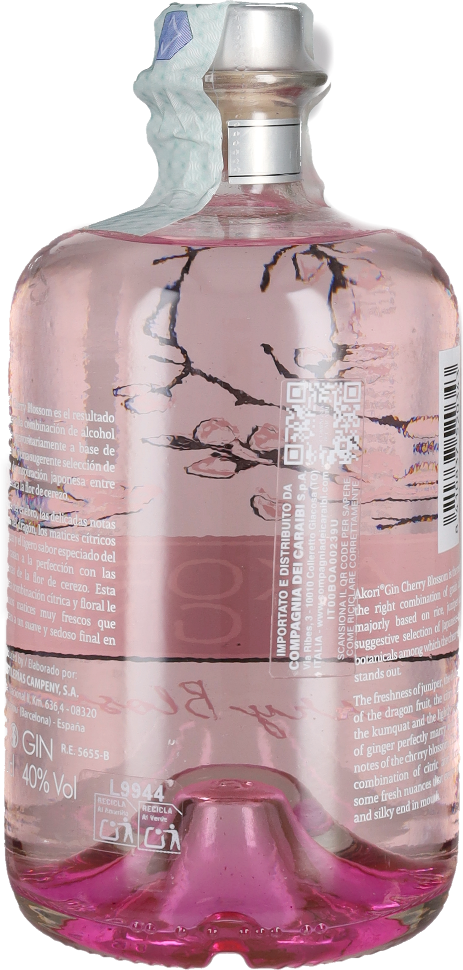 Destilerias Campeny Gin 'Cherry Blossom' Akori 70cl