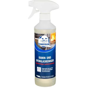 Robbyrob Kaminscheibenreiniger Ofenglasreiniger, Gel, wirkt selbsttätig und rückstandsfrei, Pumpspray 500 ml