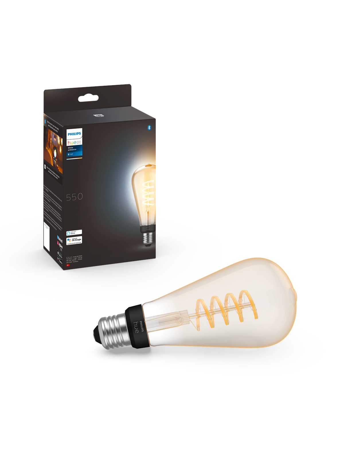 Philips Hue ST72 E27 Giant Edison Lampe mit Glühdraht