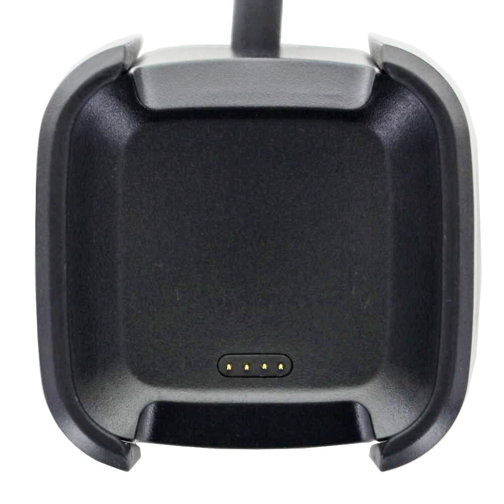 AccuCell Oplaadkabel voor Fitbit Versa, zwart, 1 meter USB-kabel
