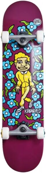 Skateboard Completo Krooked Classic Sweatpants (7.75" - Viola) taglia 7.75"