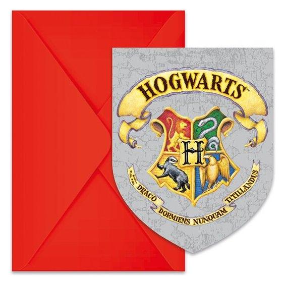 Procos Einladungen Harry Potter FSC (6 Stk.) (728.93370)