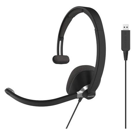 Koss CS295 USB Communication Headsets, On-Ear, Wired, Microphone, Black (Kabelgebunden, USB-A) (194168)