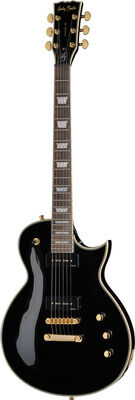 Harley Benton SC-Custom III P90 Black Schwarz Hochglanz