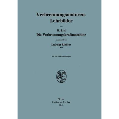 Verbrennungsmotoren-Lehrbilder, Taschenbuch von , Springer Wien, 978-3-211-80076-8