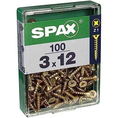 Spax Cabine Plana Yellox Schroeven 3x12 mm 100 stuks