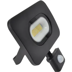Tracon, Fassadenbeleuchtung, SMD LED Flutlichtstrahler mit Bewegungsmelder (2700 lm, IP65)