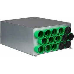 AERIVA Luftverteiler mit Schalldämpfer DN 180, 15 x DN 75