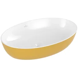 Villeroy & Boch Artis Aufsatzwaschbecken, oval, ohne Überlauf, 610x410mm, 419861BCW9, Farbe: Indian Summer