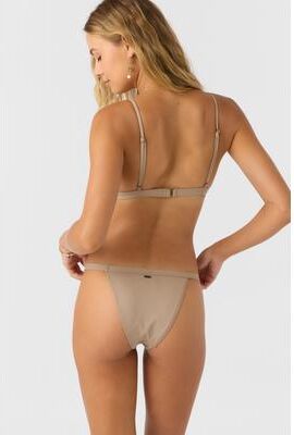 O'Neill s Saltwater Solids Queens Cheeky Bottoms in Dune, Size XL, Elastane/Polyamide
