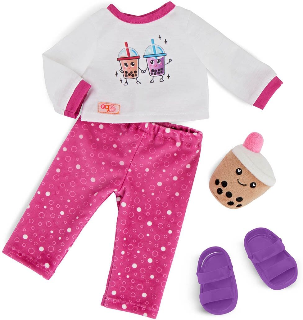 Our Generation Ropa de muñeca Outfit Pijama con peluche .