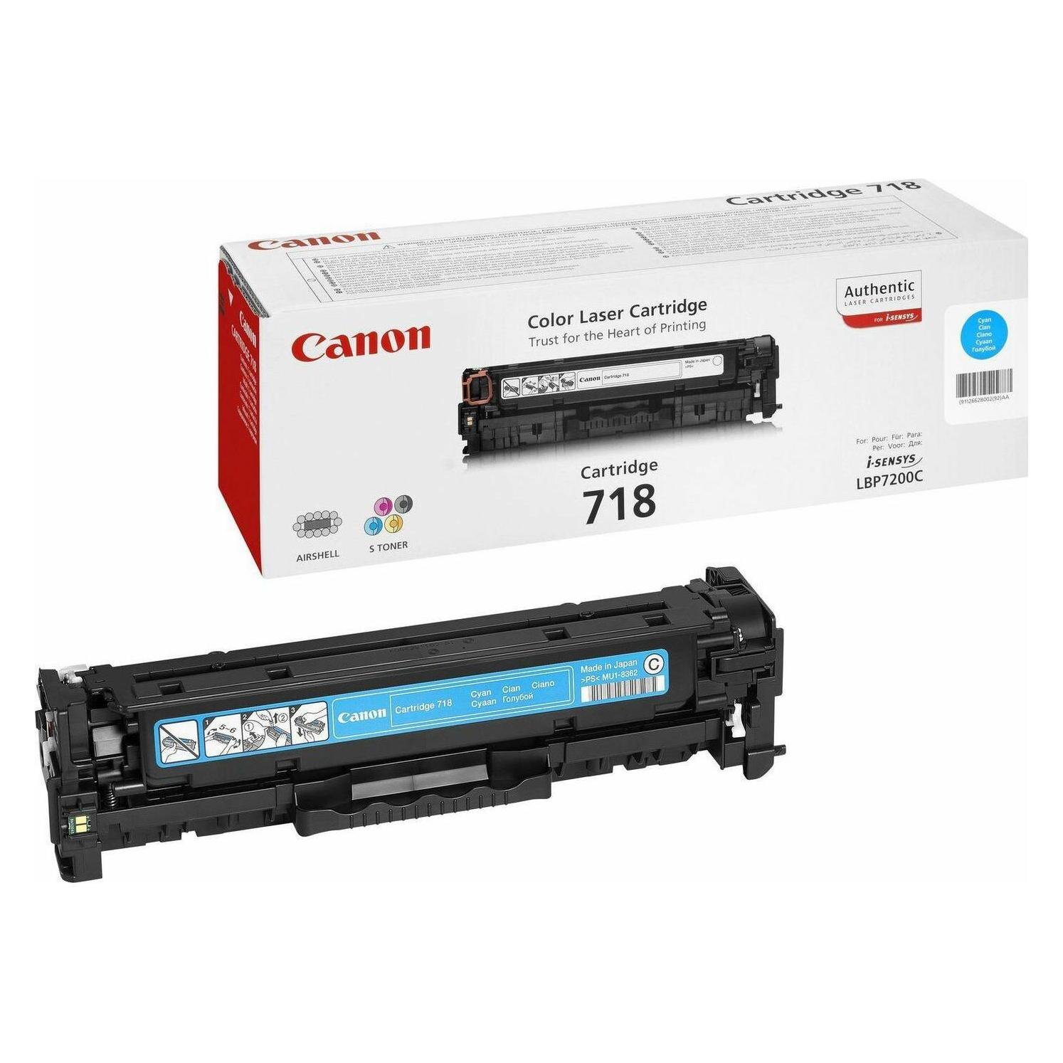 Canon Toner Cyan 718 (2661B002AA)