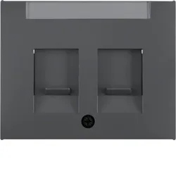 Berker 11827006 Zentralstück m Staubs u BF K.1 anthrazit