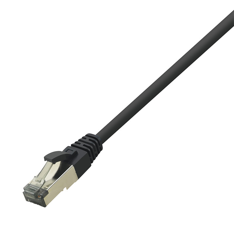 LogiLink PrimeLine CAT 8.1 netwerkkabel, zwart, 2 meter